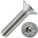 Винт 8х55х55х1,25 DIN 7991 А2 с потайной головкой, внутренний шестигранник,  нержавеющая сталь