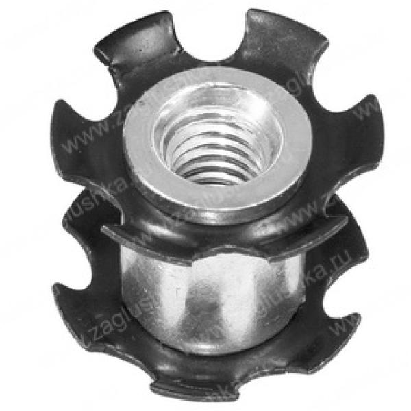 Центрирующая резьбовая втулка диаметром 25 мм с резьбовым отверстием М6 499446