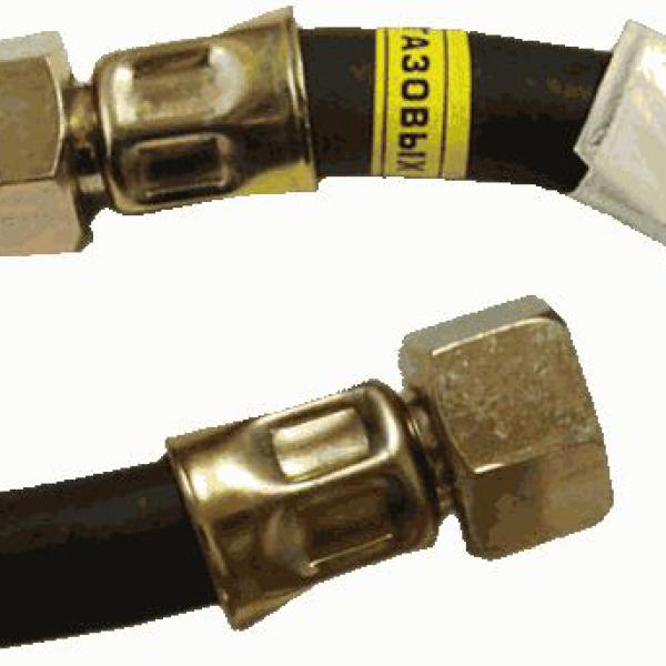 Шланг 1/2"х 1,0 м. внутренняя/внутренняя для газовых приборов  "Русло" 26802