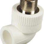 Уголок PP-R 20х1/2" *90гр наружная резьба комбинированный КРОСС 62740