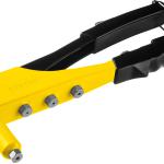 Заклепочник, STAYER MaxFix "MS 100" размер заклепок d=2,4-4,8 мм, из алюминия, стальной корпус 3105