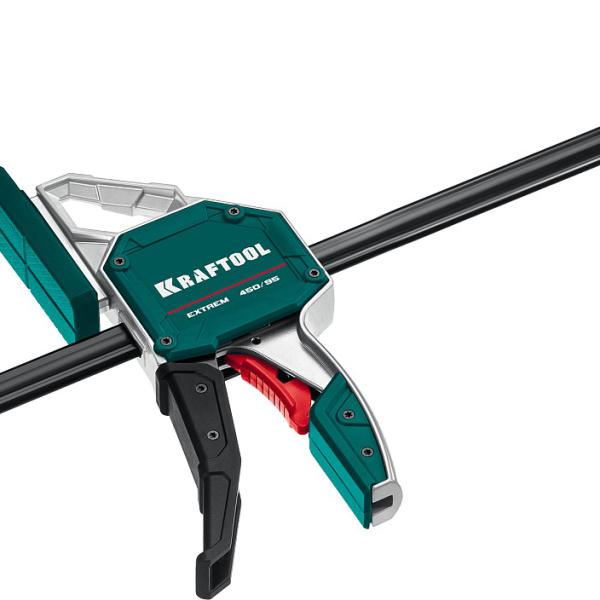 Струбцина 450/95 мм пистолетная, KRAFTOOL EXTREM 32228-45