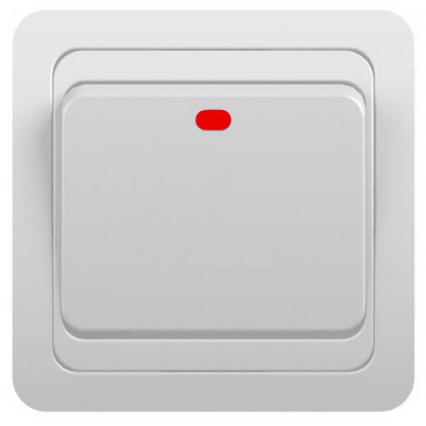 Выключатель 1 кл с инд. КЕРАМИКА с/у 10А 250В/POWERMAN Classic 2121/1151401