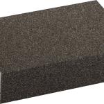 Губка Р80, шлифовальная четырехсторонняя, 100х68х26мм, ЗУБР ″Мастер″,35611-080