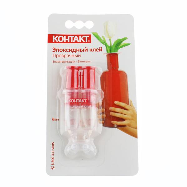 Контакт эпоксид клей прозр 6мл Б06