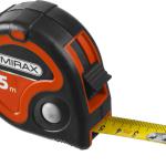 Рулетка 5м / 25мм в обрезиненном пластиковом корпусе RX-3	MIRAX 34013-05-25