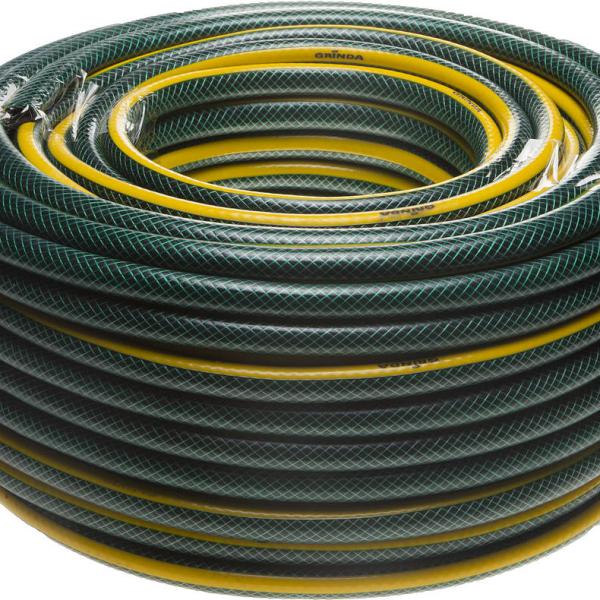 Поливочный шланг GRINDA STANDARD 1/2″ 50 м 20 атм трёхслойный армированный 429000-1/2-50