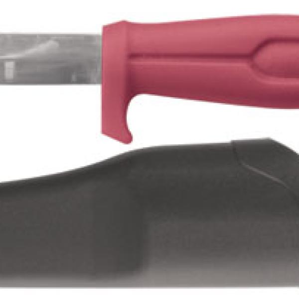 Нож строительный, нержавеющая сталь, пластиковая ручка, длина лезвия 100 мм 10608